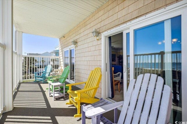 817 S Ocean Blvd Unit 105, North Myrtle Beach, SC 29582 - view of balcony