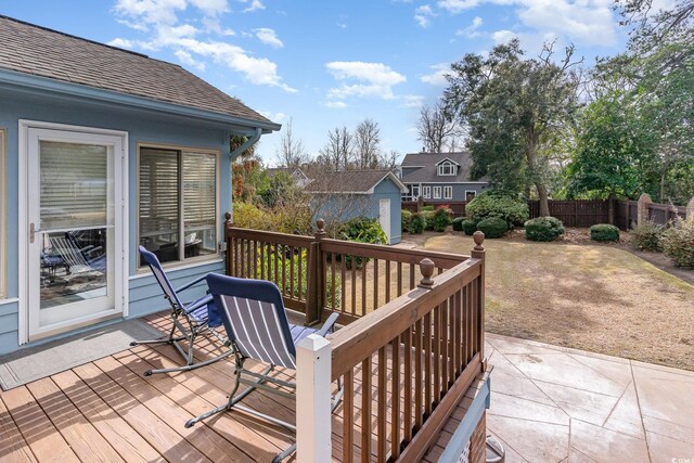 317 14th Ave N, Surfside Beach, SC 29575 - view of deck