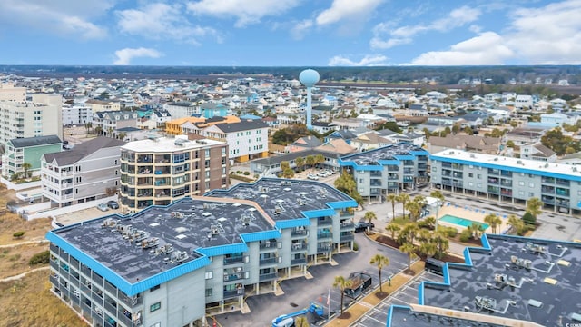 bird's eye view featuring a view of city