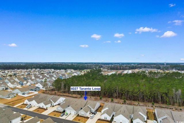 drone / aerial view featuring a residential view