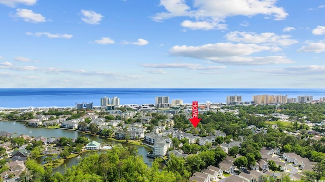 601 N Hillside Dr Unit 4632, North Myrtle Beach, SC 29582 - aerial perspective of suburban area featuring a nearby body of water