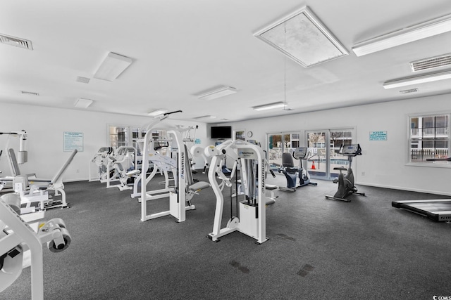 601 N Hillside Dr Unit 4632, North Myrtle Beach, SC 29582 - exercise room with attic access