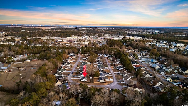 birds eye view of property featuring a residential view