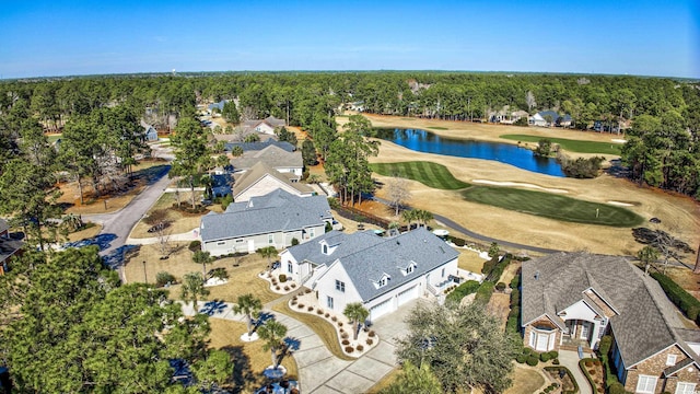 3100 Lahinch Dr, Myrtle Beach, SC 29579 - drone / aerial view featuring a water view and a residential view