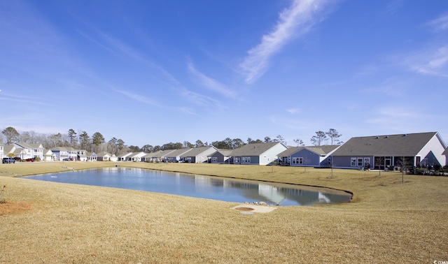 water view with a residential view