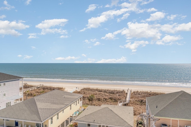 water view with a beach view