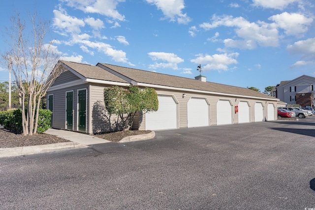 exterior space with community garages