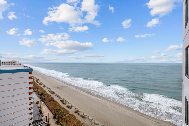 water view with a beach view