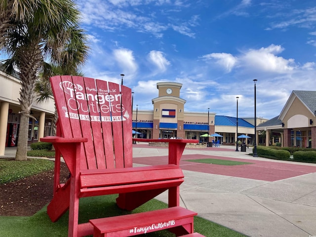 view of play area