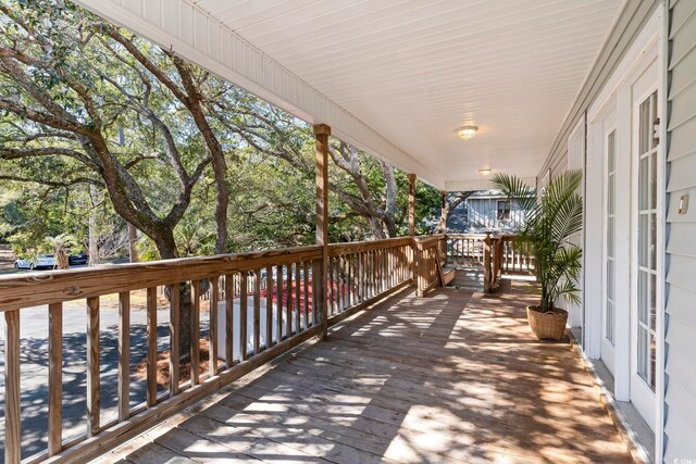 3615 Sunfish St, Murrells Inlet, SC 29576 - deck with covered porch