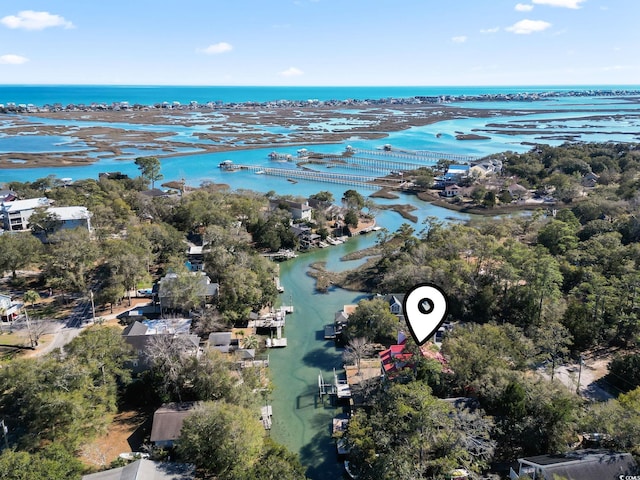 3615 Sunfish St, Murrells Inlet, SC 29576 - bird's eye view with a water view