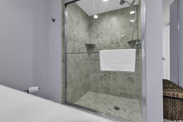 full bath featuring a stall shower