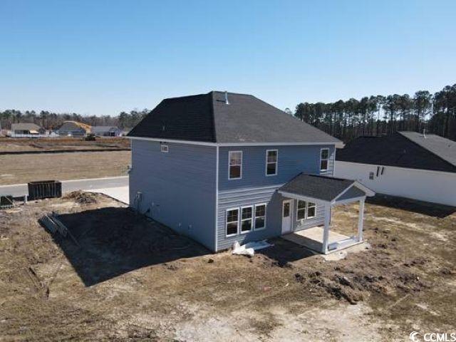 view of rear view of property