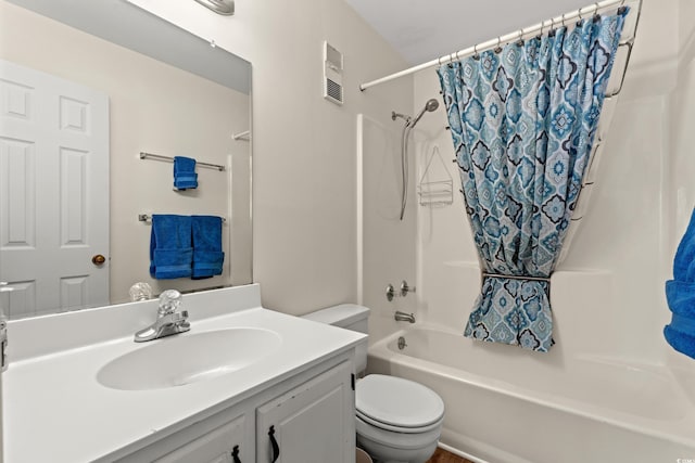 1000 N Waccamaw Dr Unit 205, Murrells Inlet, SC 29576 - full bath featuring vanity, toilet, visible vents, and shower / tub combo