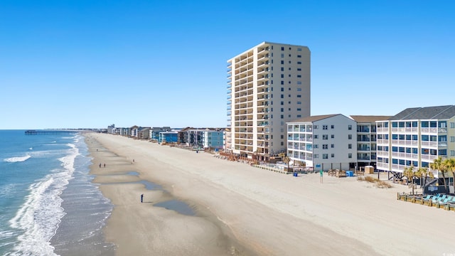 1000 N Waccamaw Dr Unit 205, Murrells Inlet, SC 29576 - water view with a view of the beach