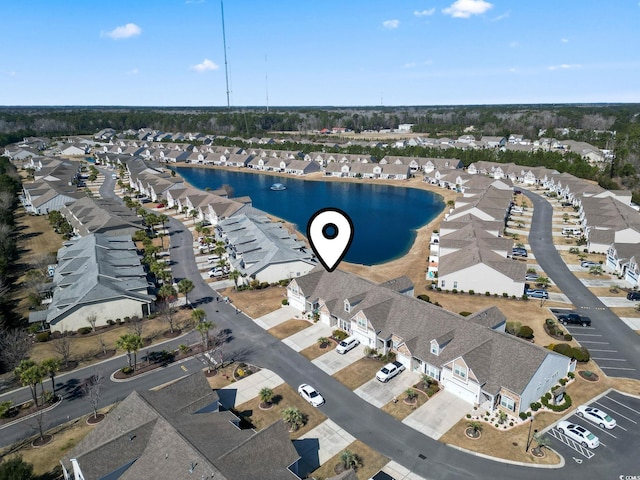 bird's eye view featuring a residential view