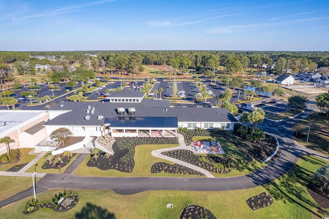 aerial view featuring a residential view