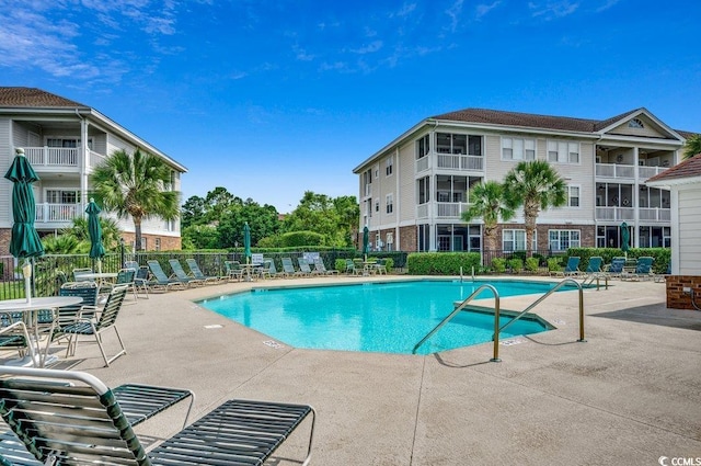 5750 Oyster Catcher Dr Unit 522, North Myrtle Beach, SC 29582 - community pool with a patio