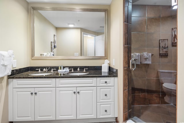 100 N Beach Blvd Unit 1917, North Myrtle Beach, SC 29582 - full bath featuring double vanity, a stall shower, and toilet