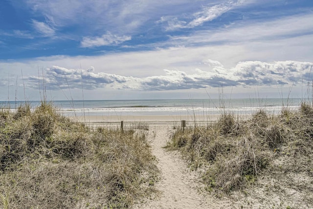 water view with a beach view