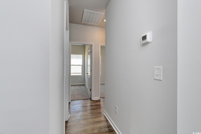 491 Wagner Cir, Conway, SC 29526 - hall with wood finished floors and baseboards