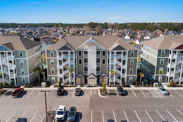 birds eye view of property featuring a residential view