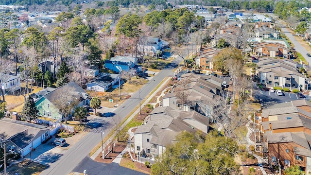 bird's eye view featuring a residential view