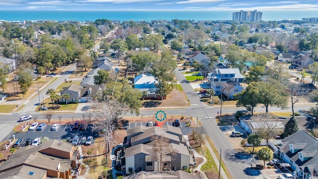 aerial view featuring a residential view