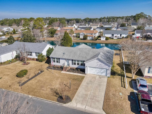 bird's eye view featuring a residential view