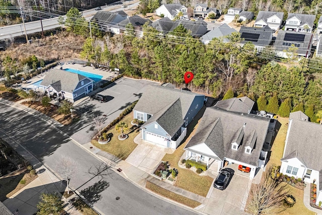 1118 Prescott Cir, Myrtle Beach, SC 29577 - aerial view of residential area with a pool