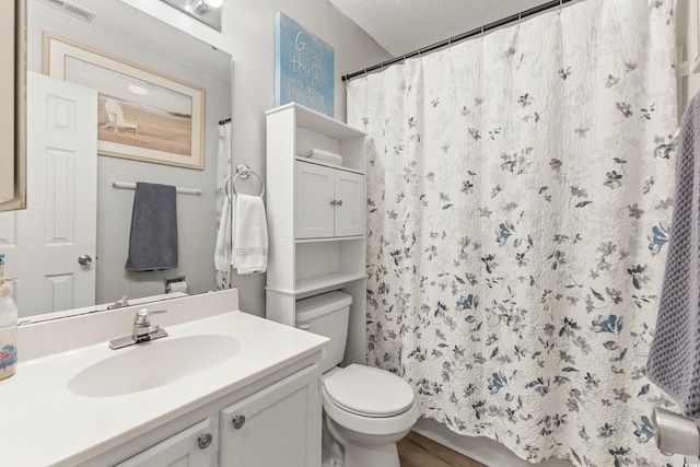 218 Landing Rd Unit G, North Myrtle Beach, SC 29582 - full bathroom featuring vanity, a shower with curtain, and wood finished floors