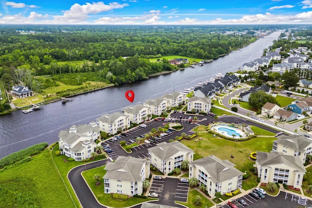 218 Landing Rd Unit G, North Myrtle Beach, SC 29582 - aerial perspective of suburban area with a large body of water