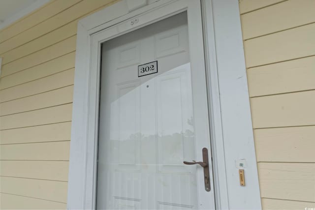 view of entrance to property