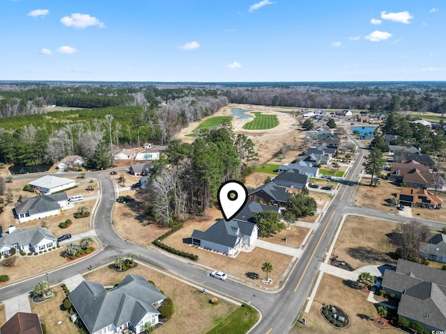 bird's eye view featuring a residential view