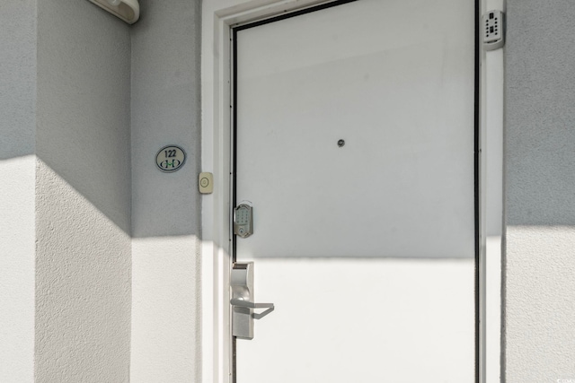 details featuring stucco siding