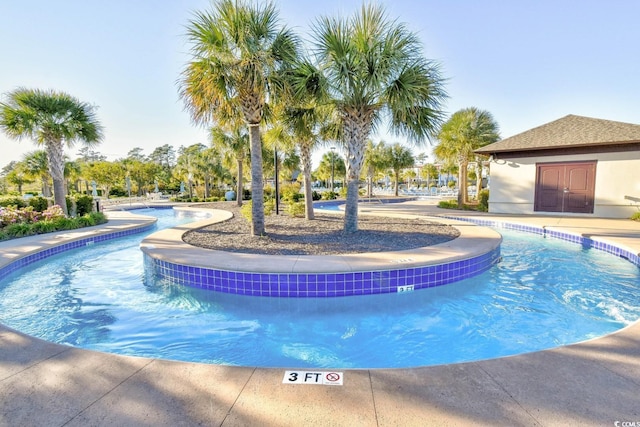 view of community pool