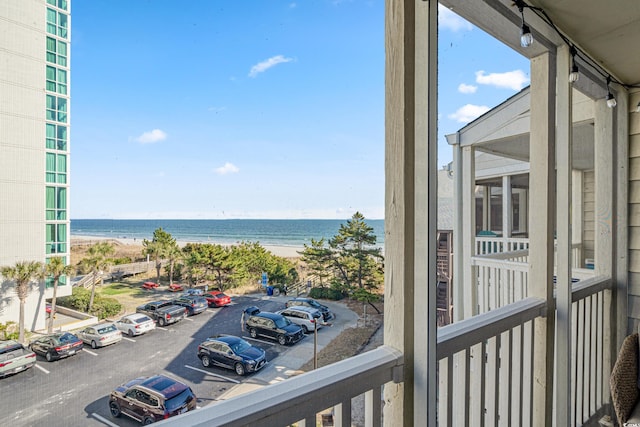 water view with a beach view