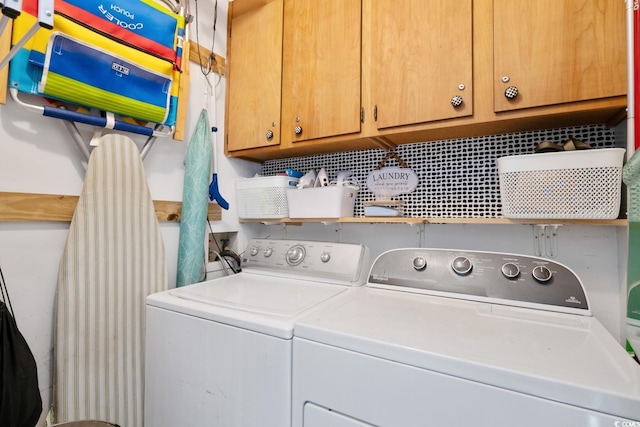 laundry room featuring independent washer and dryer