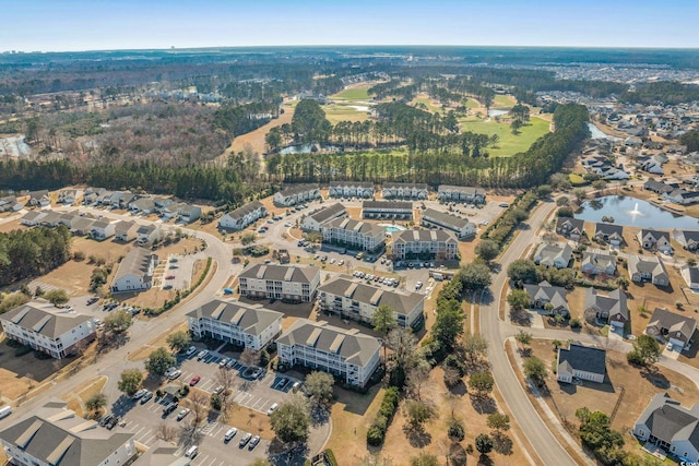 birds eye view of property featuring a residential view