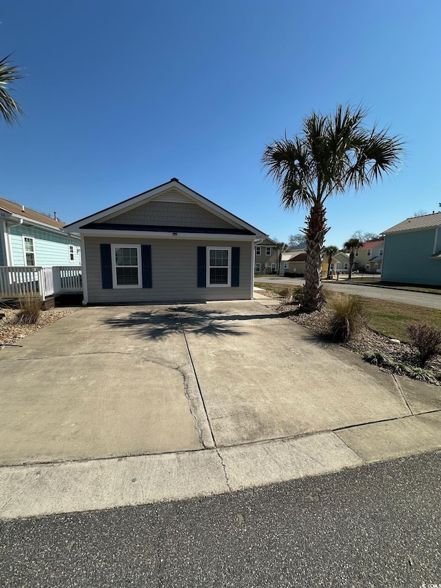 view of front of home