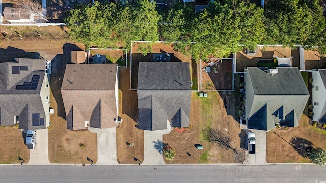 aerial view featuring a residential view