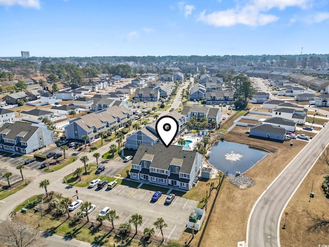 birds eye view of property featuring a residential view