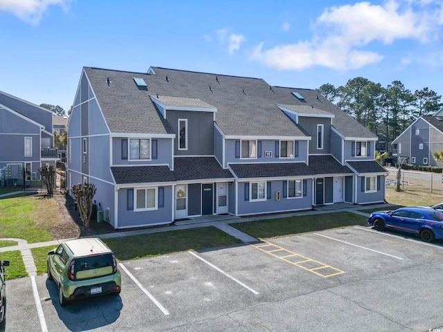 exterior space with a residential view