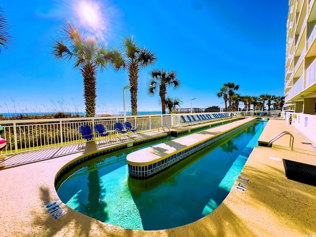 view of community pool