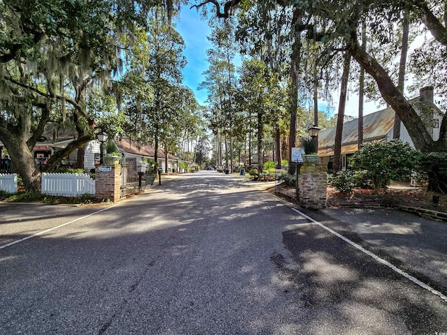 view of road