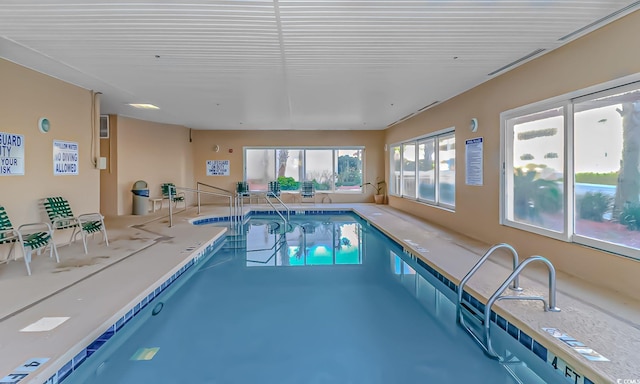 view of indoor community pool