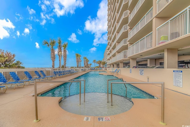 view of community pool