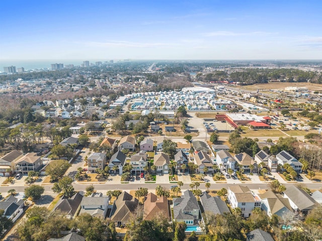 birds eye view of property featuring a residential view