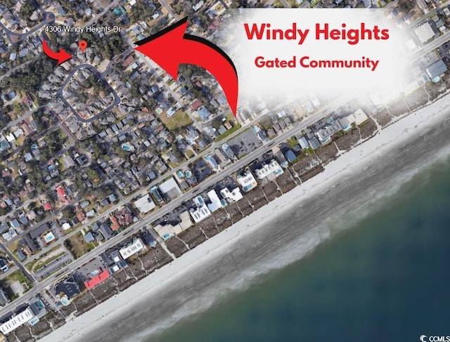 4306 Windy Heights Dr, North Myrtle Beach, SC 29582 - aerial view of property's location