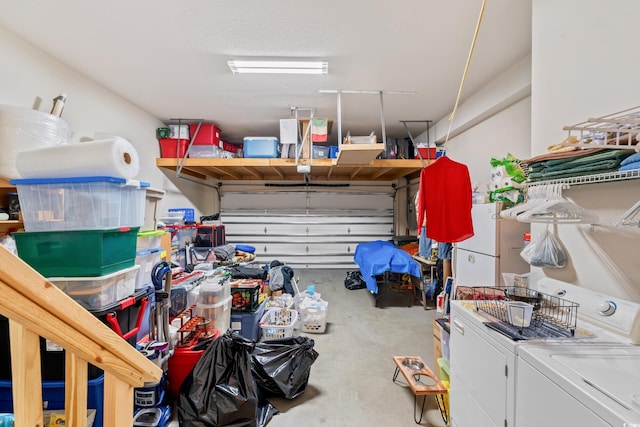 4306 Windy Heights Dr, North Myrtle Beach, SC 29582 - garage with independent washer and dryer